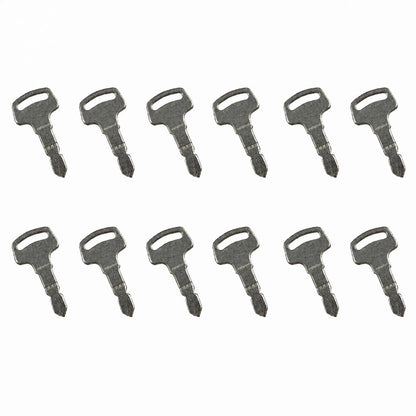 12X Ignition Keys for Kubota SQ1140 SQ1200 SQ3250 B1700D B1700E B1700HSD