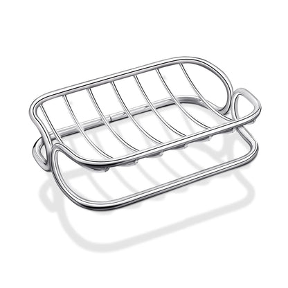 Stainless Steel Soap Dish Holder for Shower - Silver
