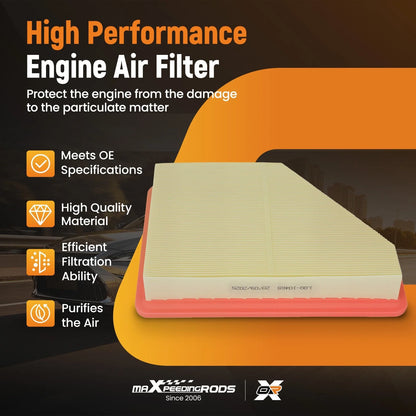 Engine Air Filter for Chevrolet Equinox L4 (2010–2017)