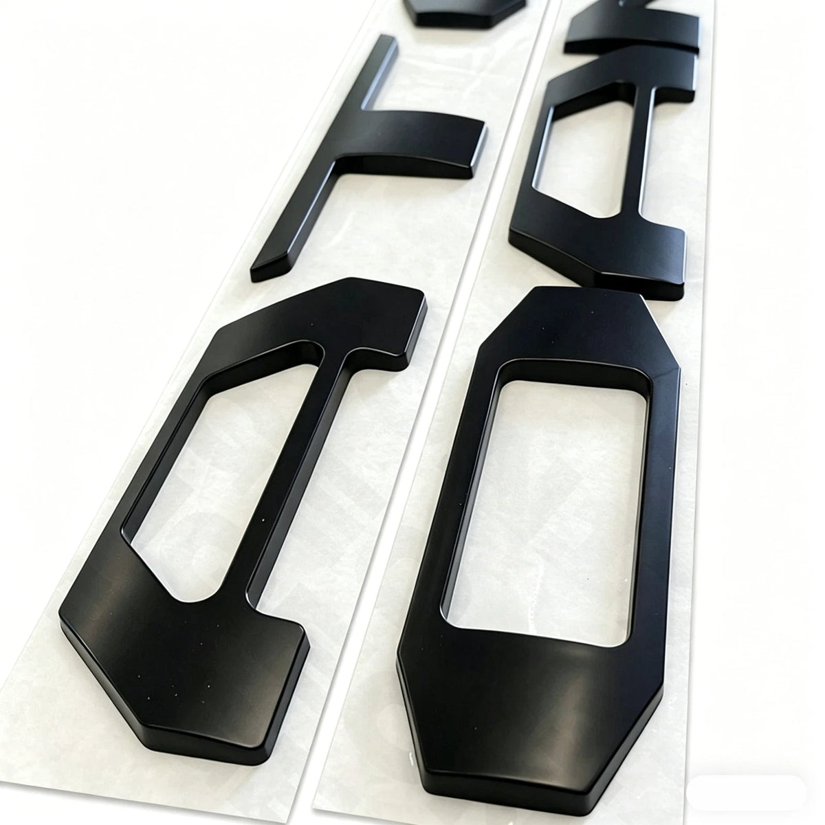 Tailgate Inserts Letters for Tacoma (2016–2023) 3D Raised Matte Black