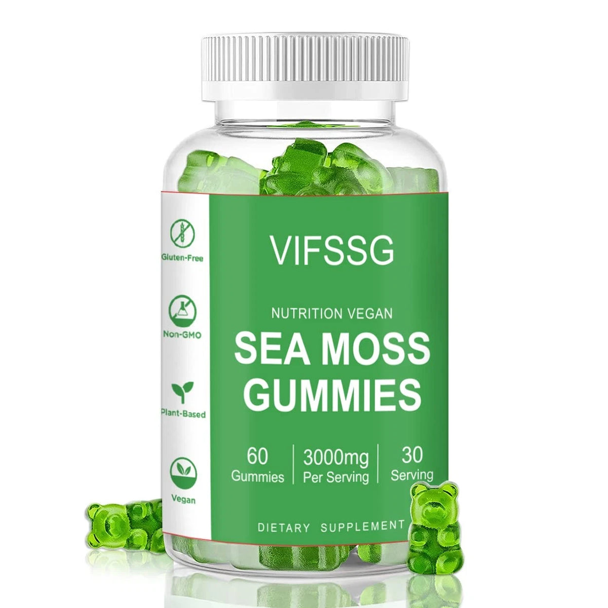 Sea Moss Gummies 3000mg for Health (60 Count)