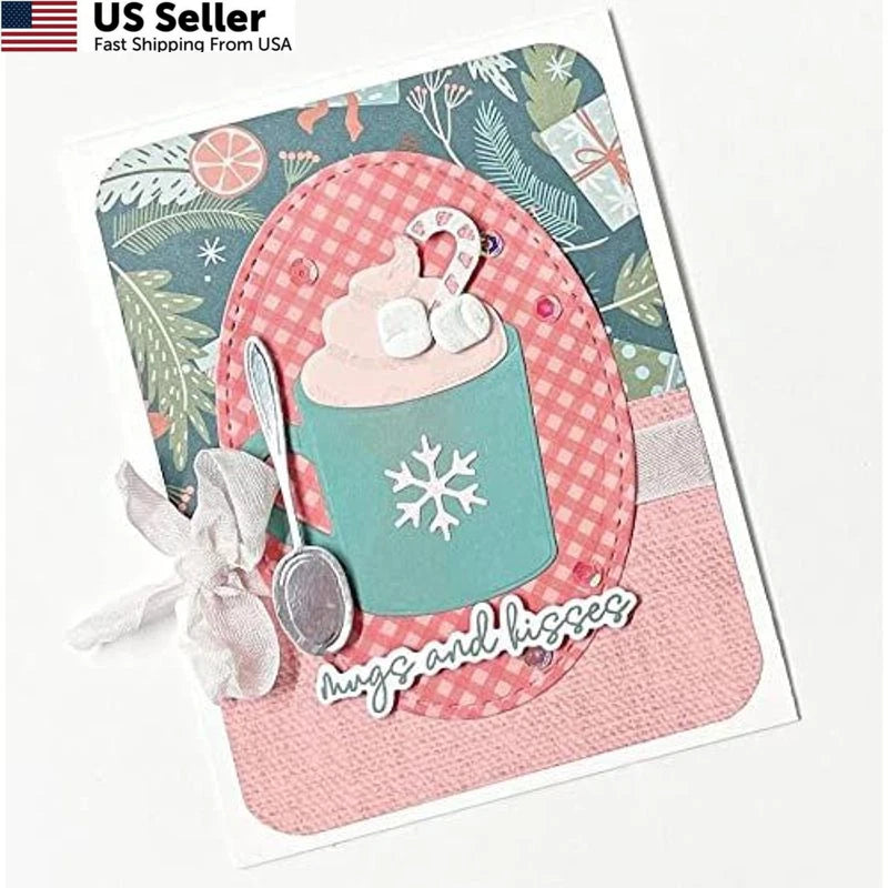 Mugs Kisses Metal Die Cuts for Card Paper (No Year Range)