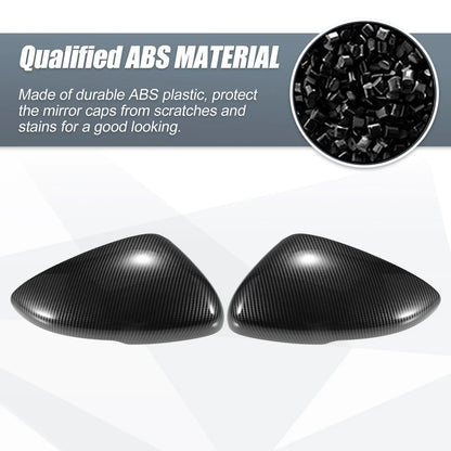 Pair Rearview Mirror Cover Overlay for Honda Accord (2018–2023) Carbon Fiber