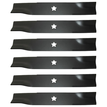 Set of 6 High Lift Mower Blades for Dixon Ram & Speed ZTR 48"