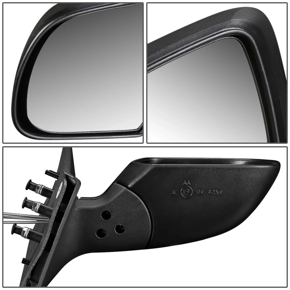 OE Style Manual Side View Door Mirror Right for Nissan Versa (2012–2015) NI1321226