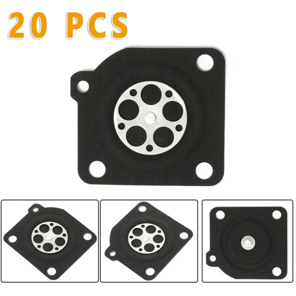20pcs Carburetor Metering Diaphragm Repair Kit for Zama C1U (A015010)