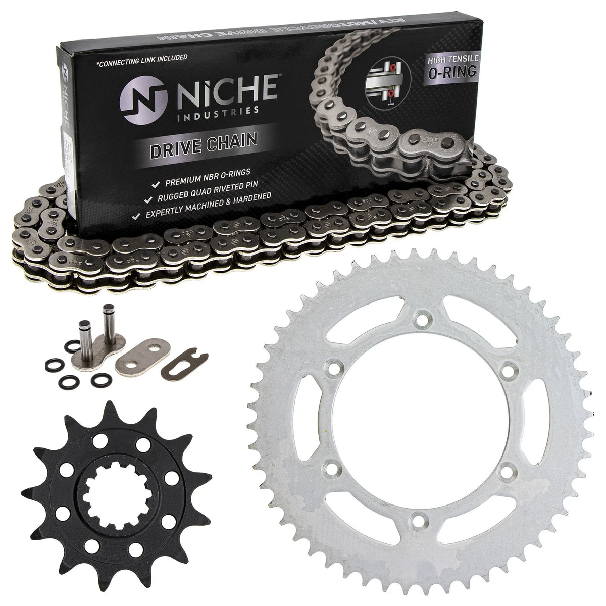 Sprocket Chain Set 13/52 Tooth for Husqvarna TC610 (MK1004523, 519-KCS0995K-K001)