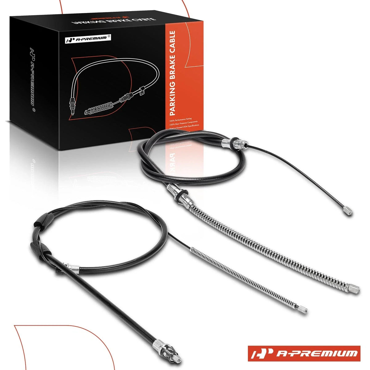 2Pcs Rear Parking Brake Cable for Chrysler Town & Country (1996–1997)