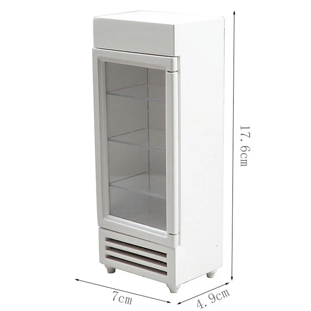 Miniature Refrigerator for Dollhouse (1:12 Scale)