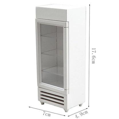 Miniature Refrigerator for Dollhouse (1:12 Scale)