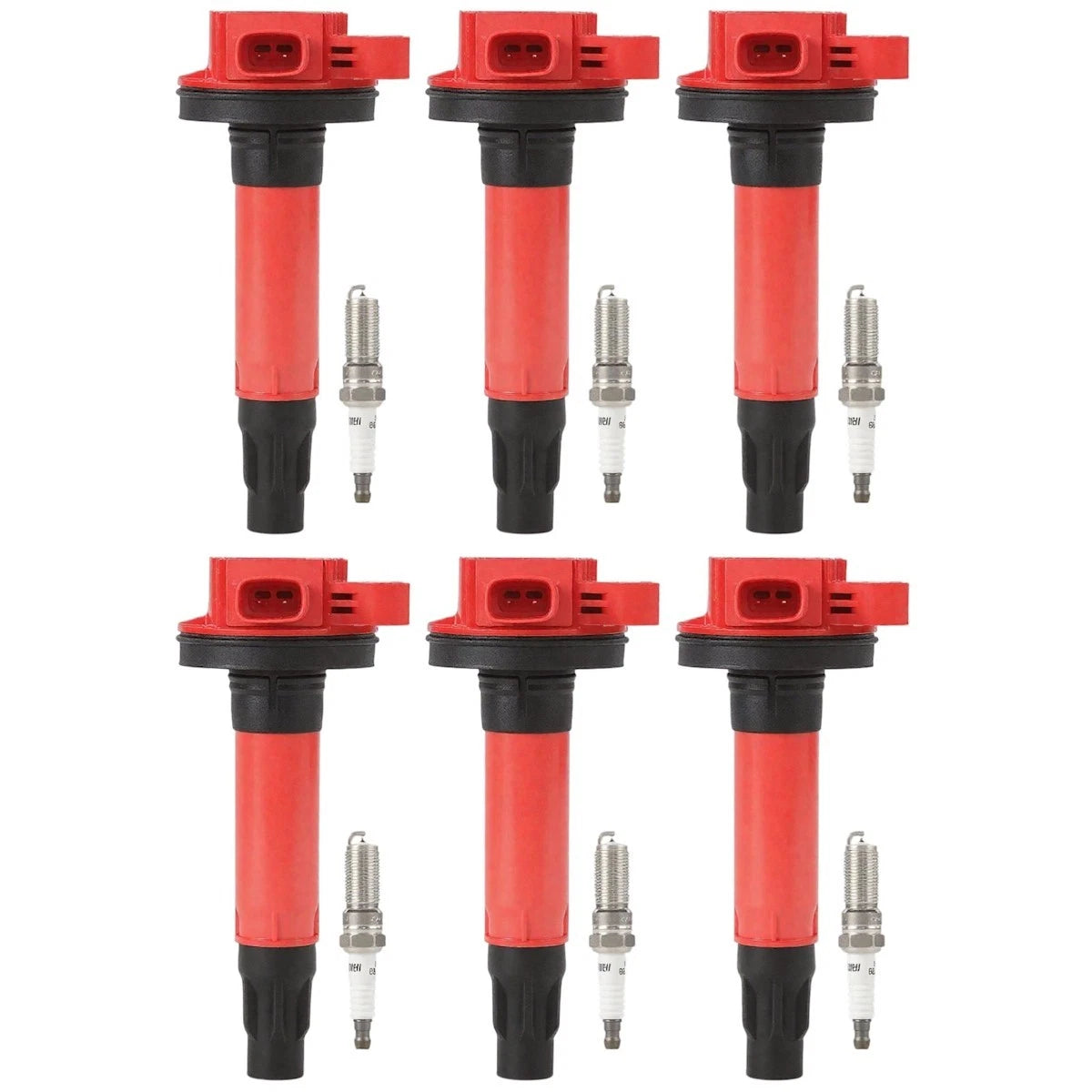 Ignition Coil and Spark Plug Kit for F150, Transit-150, Transit-250, MKX (2015–2020) - 18085010, UF553, UF595, DG520, 7T4E12A375ED, 7T4E12A375EE, 7T4Z12029CA, 7T4Z12029