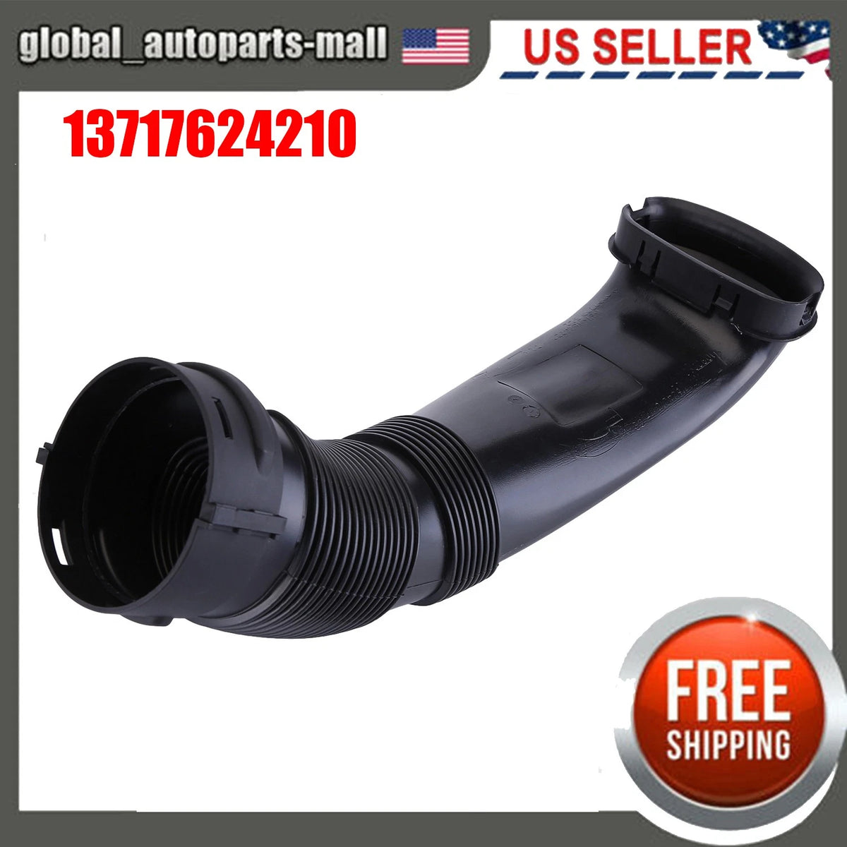 1PC Air Inlet Intake Duct Hose for BMW X5 X6 3.0L (IH28, 1371762421)