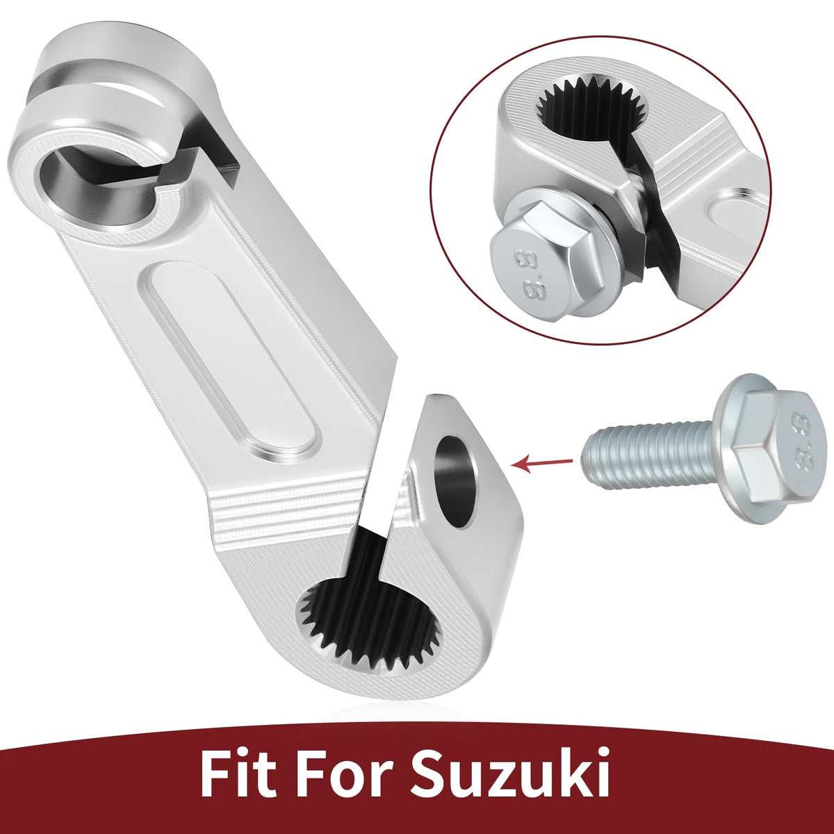 Clutch Release Arm & Bolt for Suzuki RM125 (1986–2000) 23271-20902, 01500-0616A