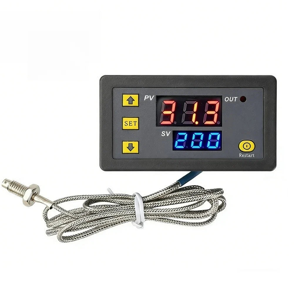 K Thermocouple Digital Temp Controller for Universal Applications (43mm x 79mm)