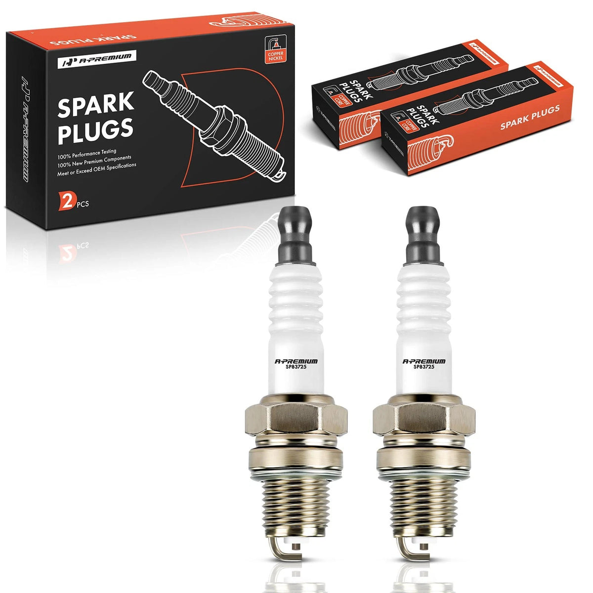 2X Nickel Spark Plugs for Ford F-150, Mustang, E-150 (2003–2007)