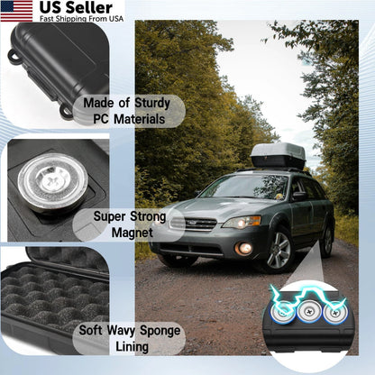Magnetic Key Holder for Car, Hide a Outside (1 PCS) - Black