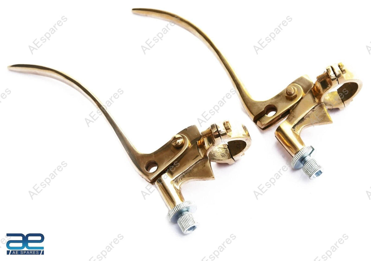 7/8" Handlebar Brake Clutch Lever Set for BSA Triumph Vintage Bikes