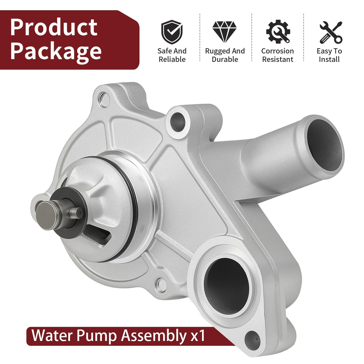 Water Pump Assembly for Suzuki LTR450 LT-R 450 450R (2006–2011) 17400-45G10, 17400-45G11