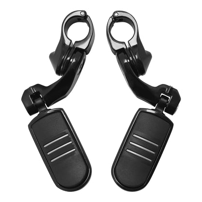 1-1/4" Highway Engine Guard Foot Pegs for Harley Touring Electra Glide