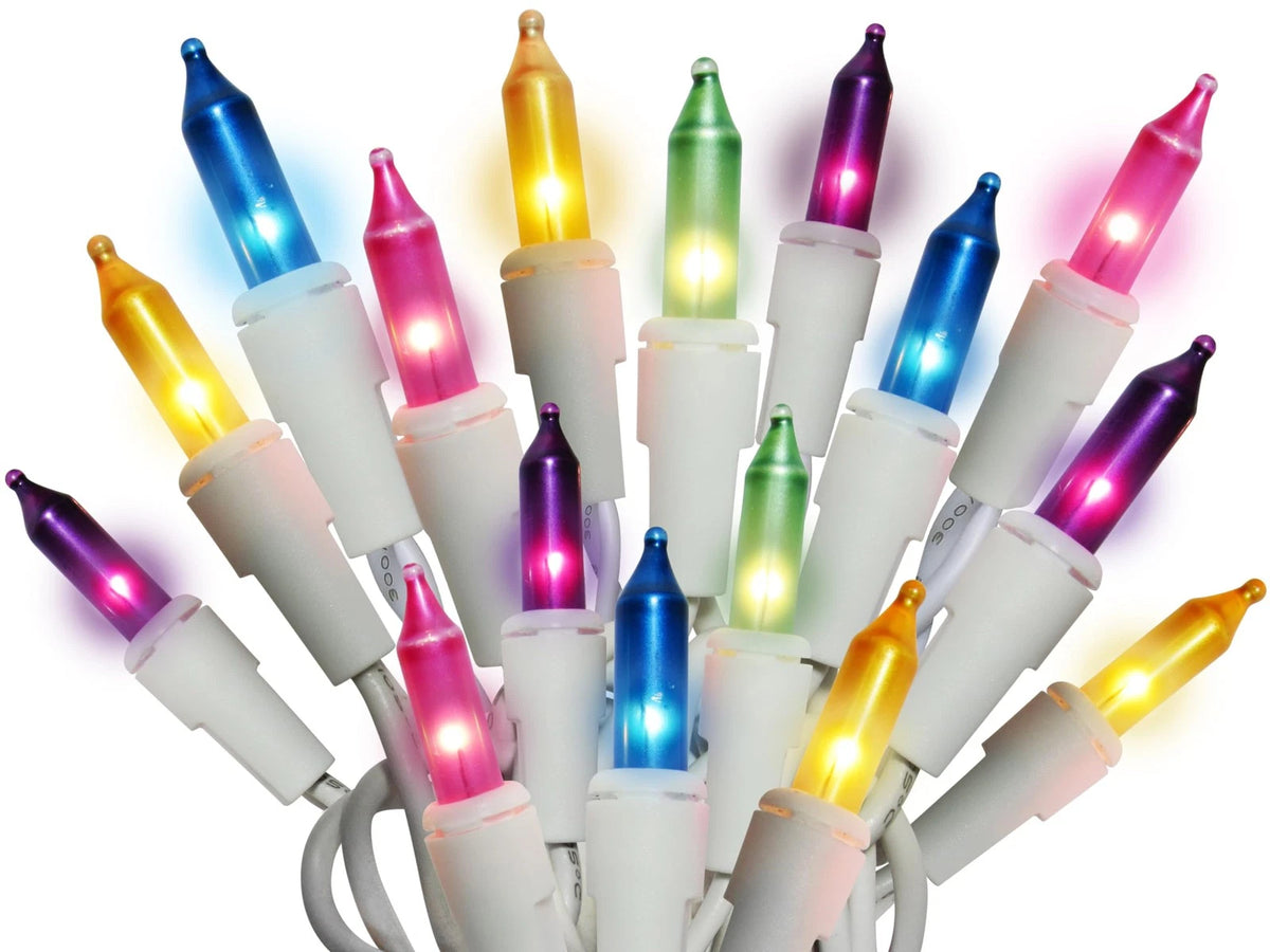 100 Count Mini String Lights for Holiday Decor (Pastel)
