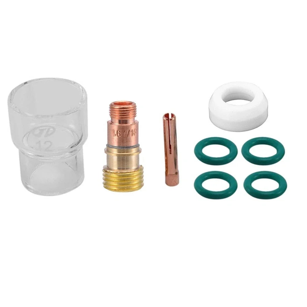 8Pcs Gas Lens Kit #12 Torch Cups & O Rings for WP-17/18/26