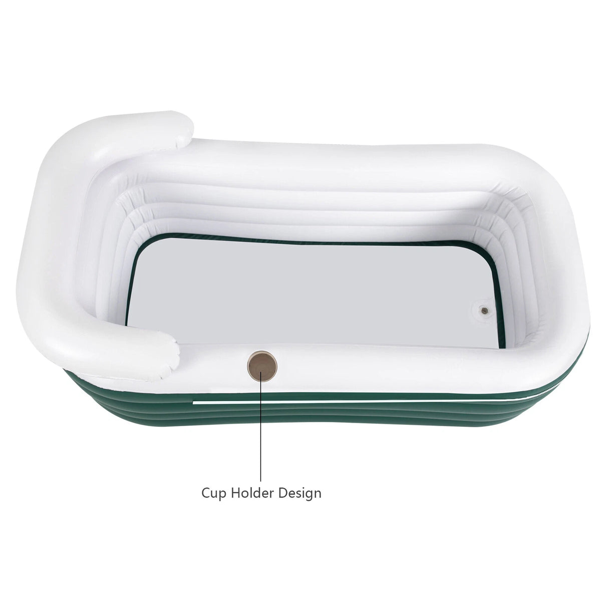 4-Layer Inflatable Bathtub with 130W Electric Pump for Adults
