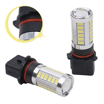2 x LED Bulb Fog Lamp Daytime Running Light DRL White 12-24V for Mazda