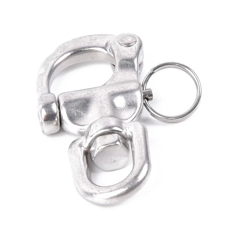 Snap Shackle for Marine Use - 70mm Marine Grade 316 Stainless Steel