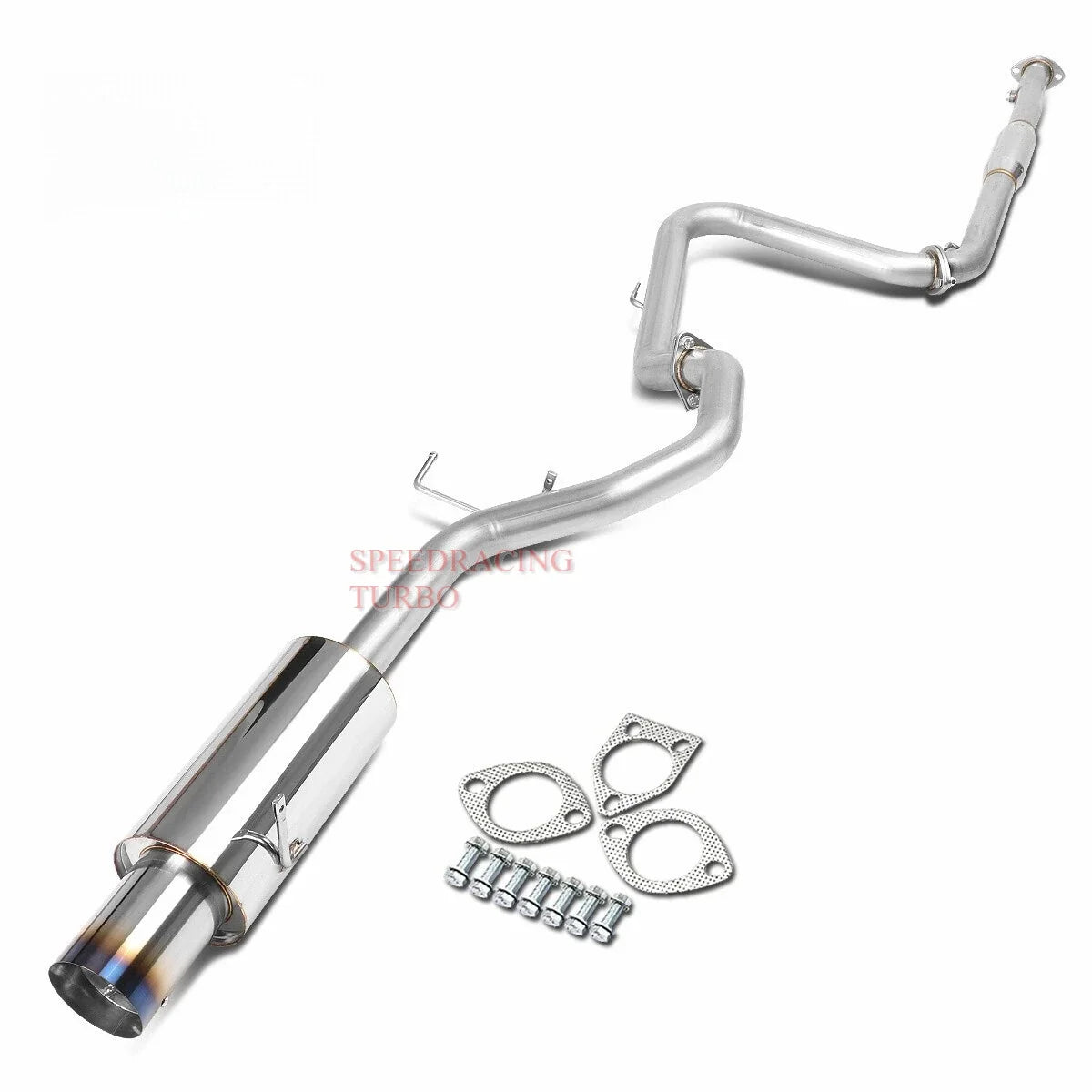 Catback Exhaust System for Mitsubishi Galant 1999–2003 2.4L 4G64 4" Tip