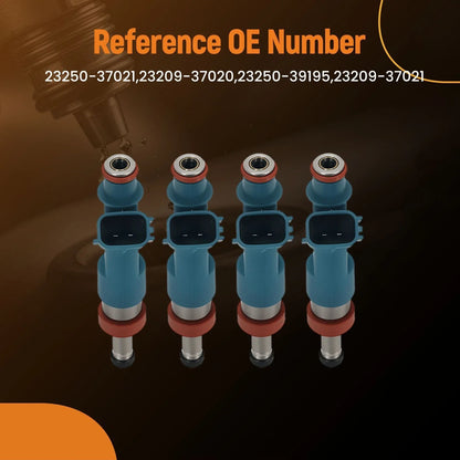 Set of 4 Fuel Injectors for Toyota Prius & Lexus CT200H (2010–2015)