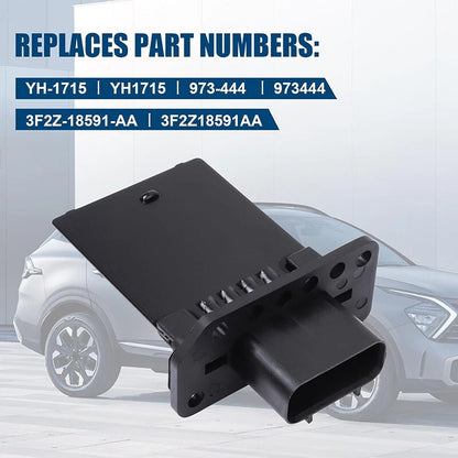 Heater Blower Motor Fan Resistor for Ford F150 (2004–2014) #JA1499 #4P1361