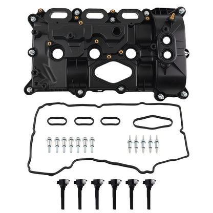 Engine Valve Cover + 6 Ignition Coils for Ford F-150/Expedition (2015–2020)