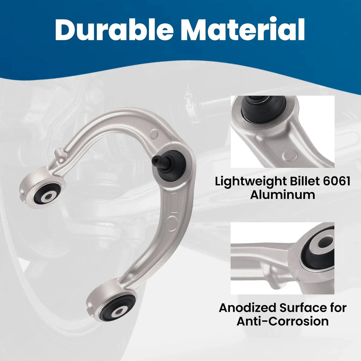 2pcs Front Upper Control Arms w/ Ball Joint for Cadillac CTS (2003–2007) RWD