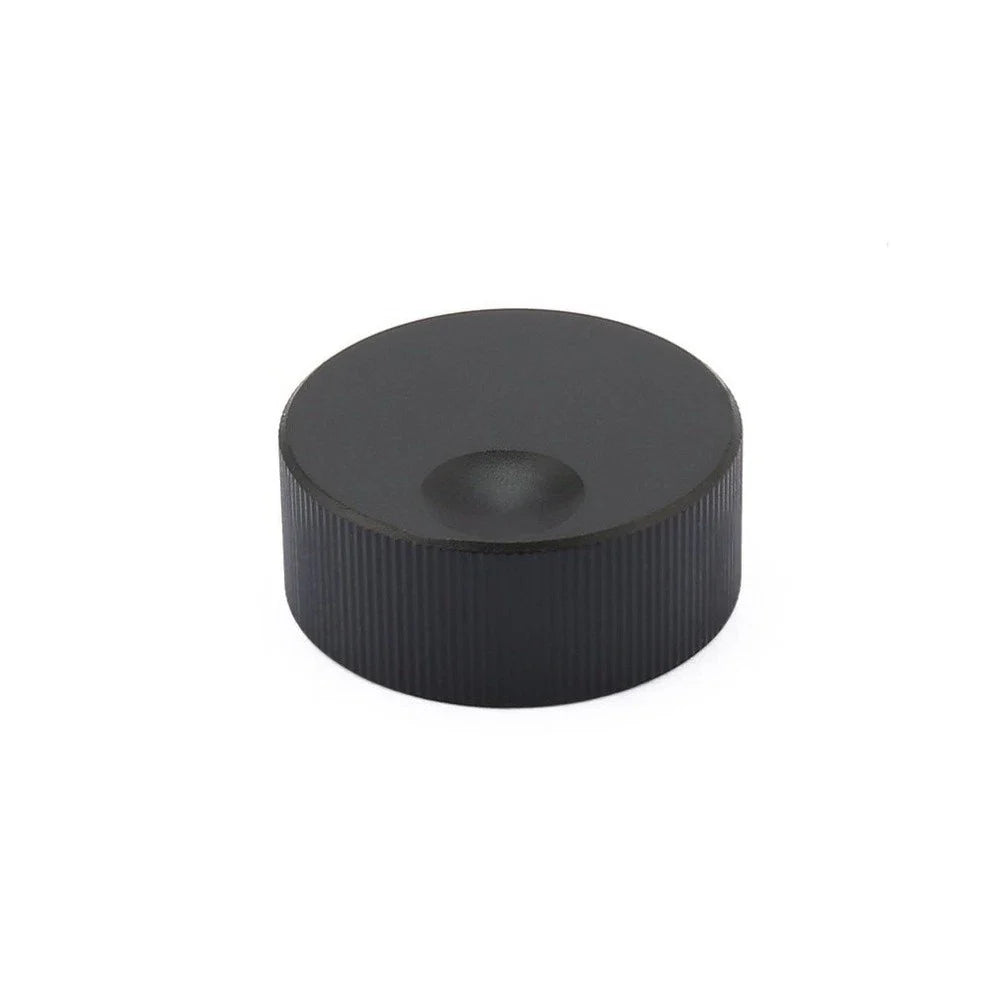 32mm Black Aluminum Potentiometer Volume Knob for 6mm Shaft