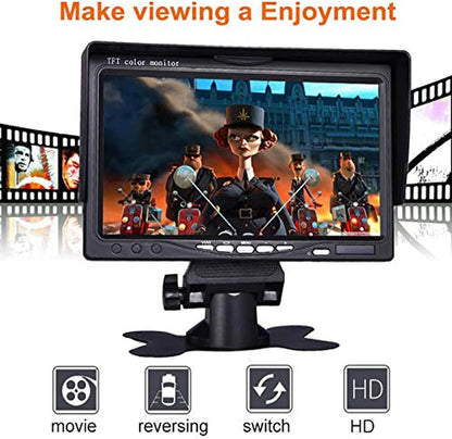 7 Inch HD Backup Camera Monitor for Vehicles (2010–2023)