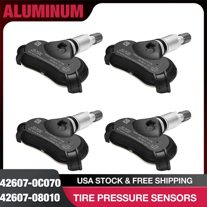 4PCS TPMS Tire Pressure Sensor for Toyota Sienna Tundra Sequoia (2012–2023)