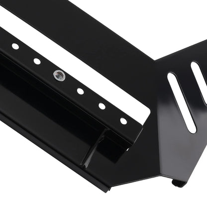 Flat Mount Support for Starlink Gen 3 for RV Vans, Boats (Black Steel)