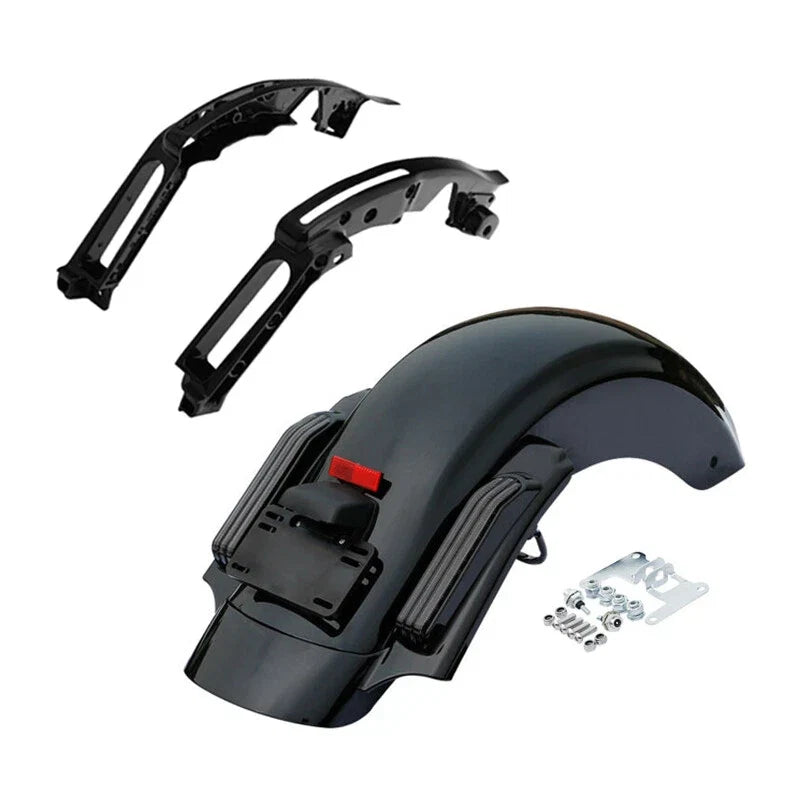 Rear Fender LED Smoked Lens w/ Support for Harley Touring Road Glide (2014–2024)