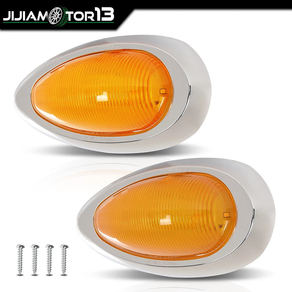 2X LED Side Marker Signal Light for Freightliner Century/Columbia (2000–2010) - JIJIA051427, LED30A
