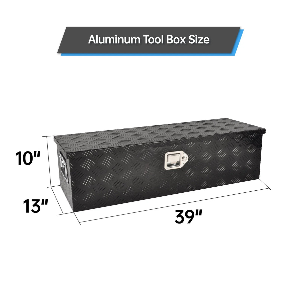 Tool Box Storage for Pickup Truck (39"X13"X10")