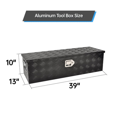 Tool Box Storage for Pickup Truck (39"X13"X10")