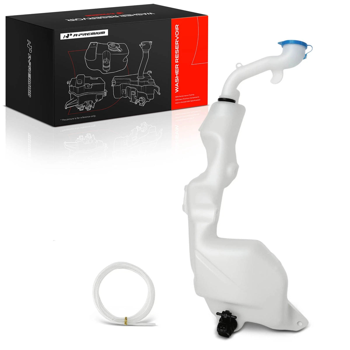 Windshield Washer Reservoir with Cap & Pump for Honda CR-V (2007–2011) 76841SXSA01, HO1288143