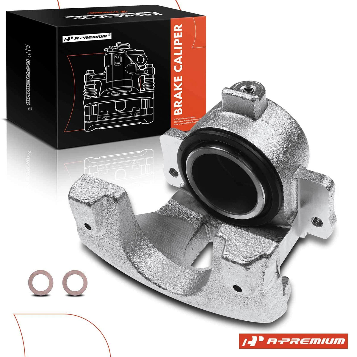 A-Premium Disc Brake Caliper Front Right for Ford Mustang (C80Z2B120A, 18-4012)
