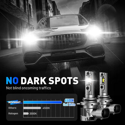 2X 9012 LED Headlight Bulb Conversion Kit for 6500K 24000LM