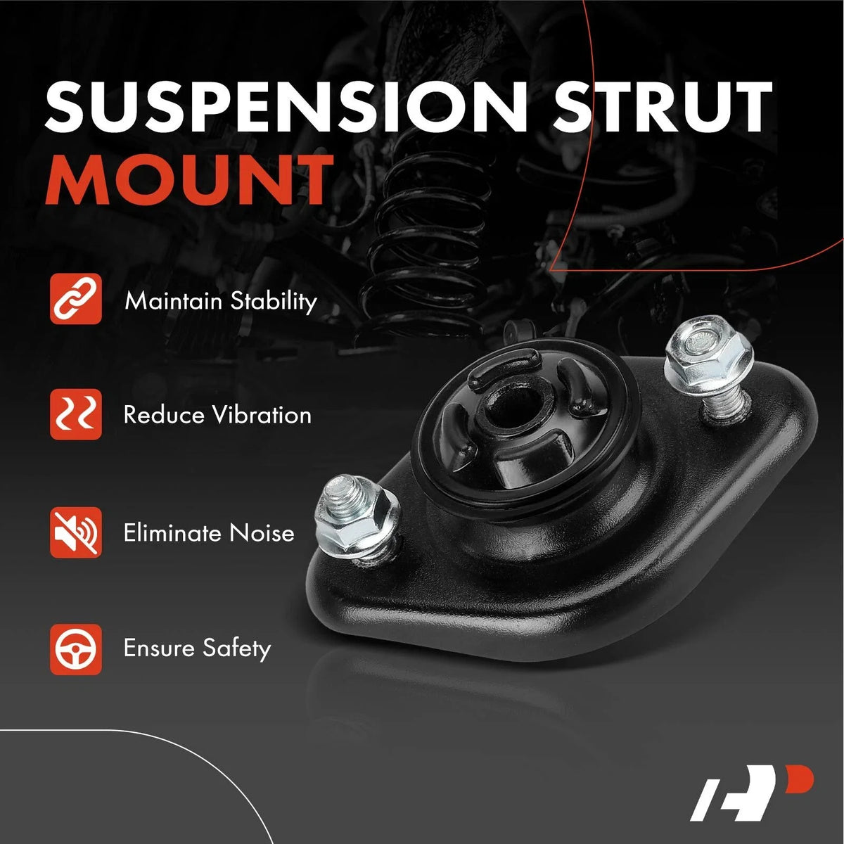 2Pcs Rear Suspension Strut Mount for BMW E36 318is 325i Z3 Z4 M3 (1990–1999)