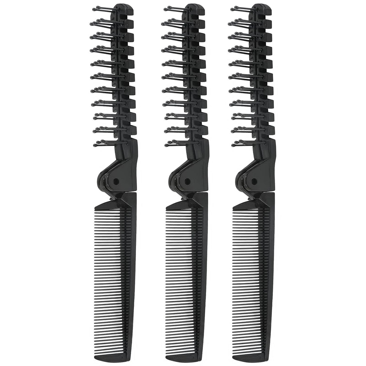3PCS Travel Foldable Brush Set for Hair Styling