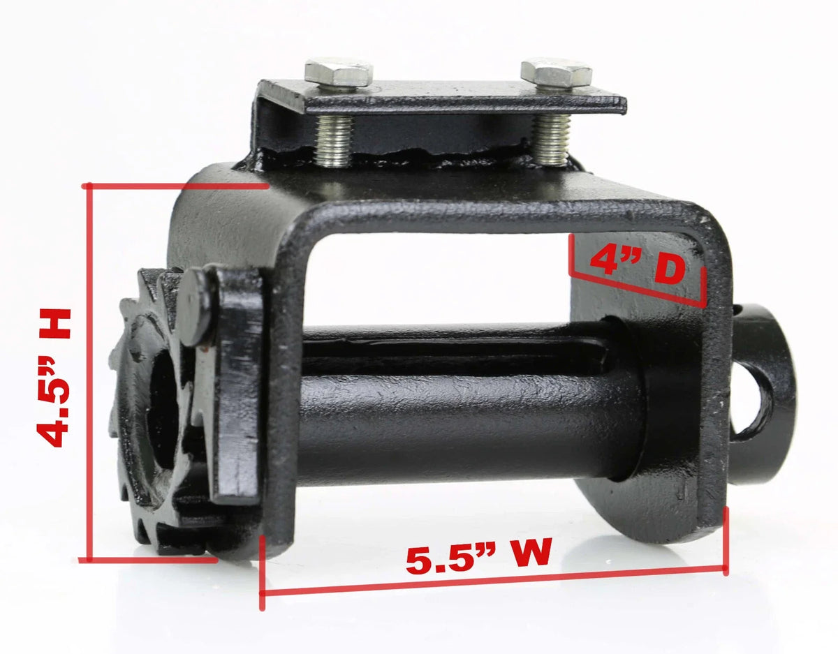 4" Bolt On Low Profile Winch Tie Down for Truck Trailer (27031)