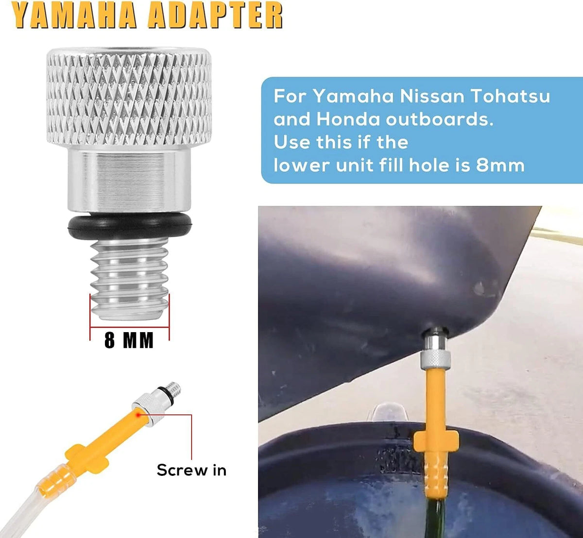 Manual Lube Change Kit for Yamaha Outboard (AP95JU1D214)