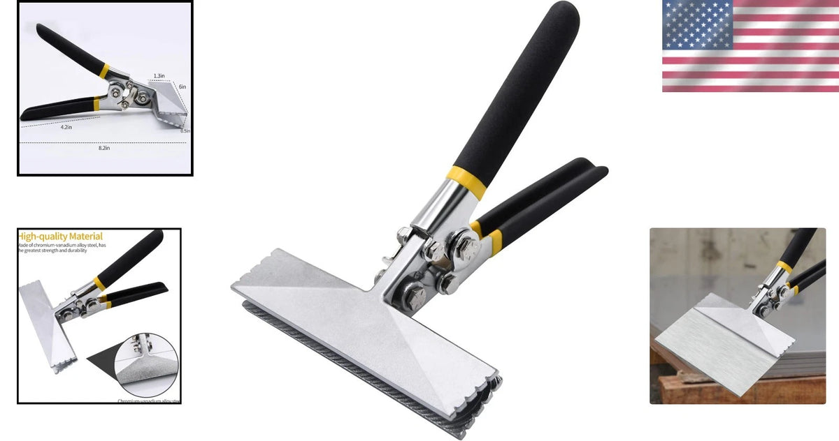 6in Metal Seamer Tool for DIY Projects - Chrome Vanadium
