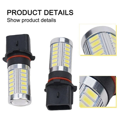 2 x P13W White LEDs Fog Lights and DRL Applications for A4 B8 (2008–2016)